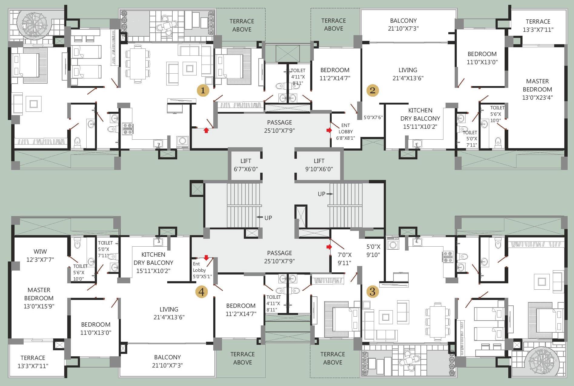 3 BHK flats in Balewadi